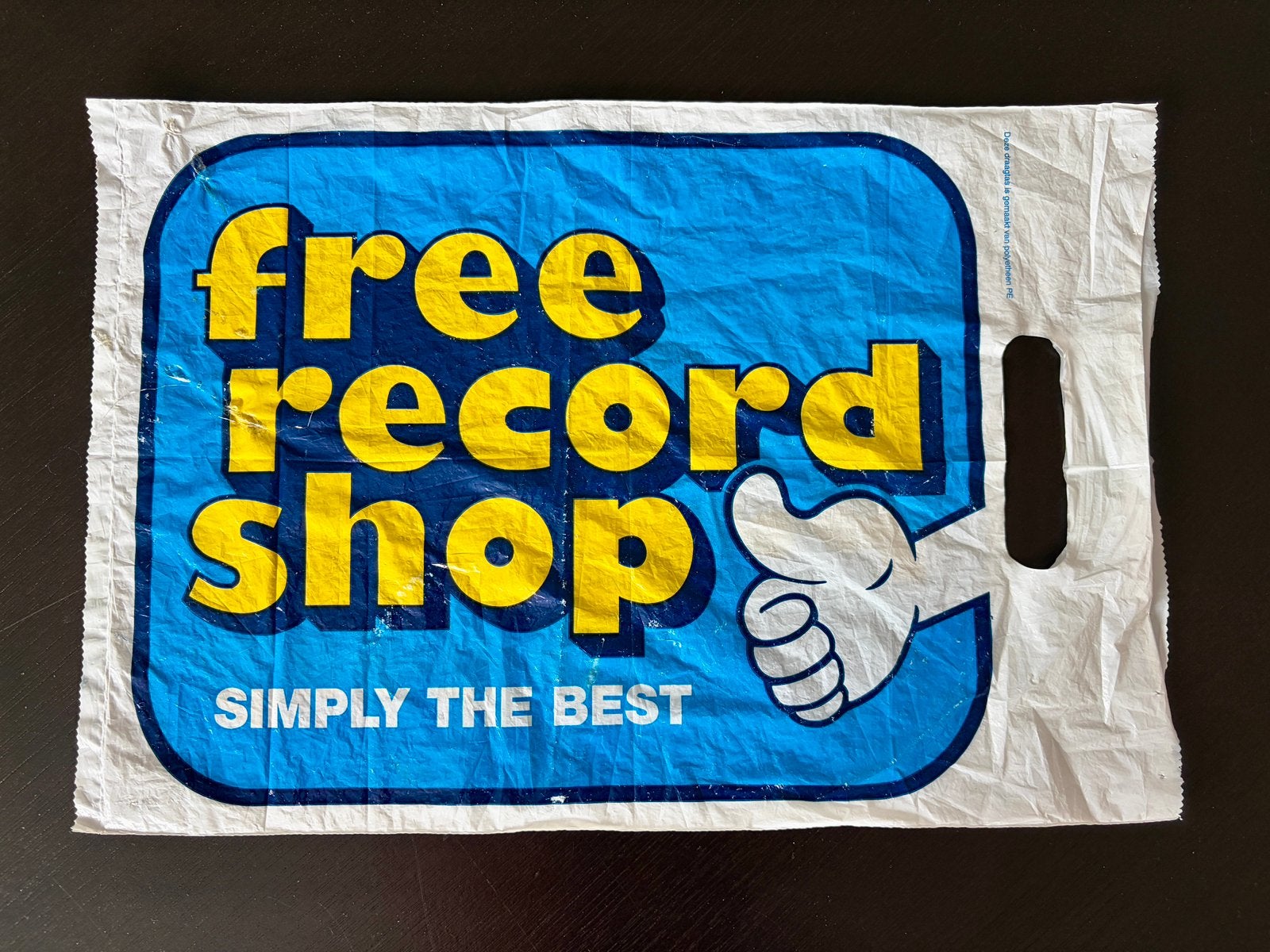 Free Record Shop 7’inch tasje 80’s, Eén persoon