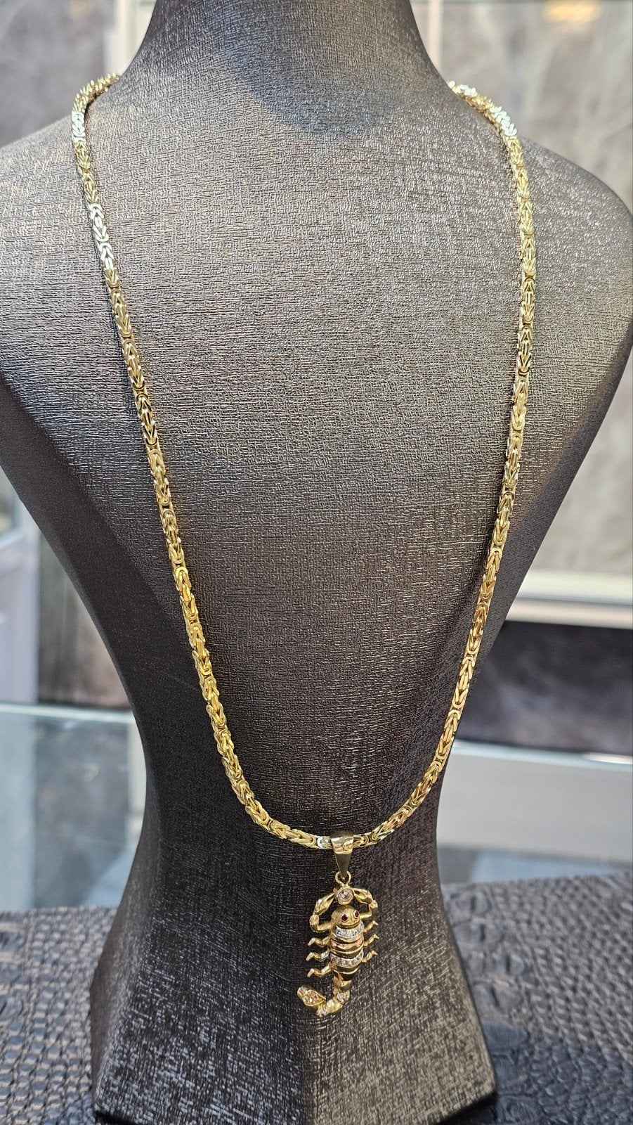 Prachtige Koningsketting 14k goud, Sieraden, Tassen en Uiterlijk, Ophalen of Verzenden, Nieuw, Goud, Goud