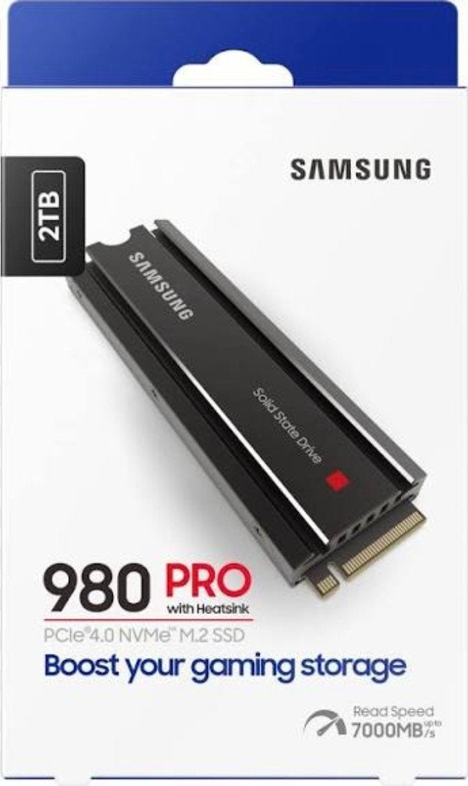 Samsung SSD 2tb met heatsink, Ophalen, Zo goed als nieuw, Samsung, 2 TB of meer