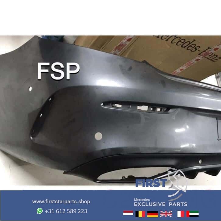 C205 AMG Achterbumper Mercedes C Klasse Coupé 2014-2019 W205, Gebruikt, -, Ophalen of Verzenden, Achter