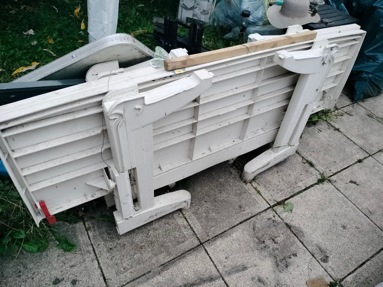 GRATIS Inklapbare hartman tafel, Ophalen, Overige materialen, Gebruikt, Inklapbaar
