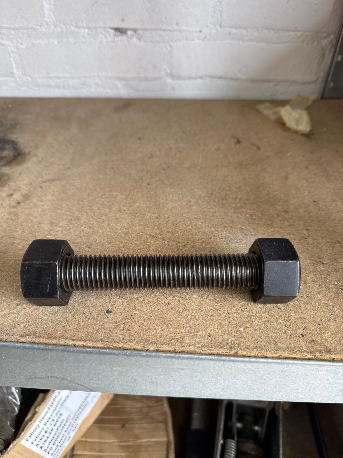 Zware bout met moeren fabory 7/8”-9, Ophalen, Nieuw, 100 tot 250 mm, Bouten of Moeren