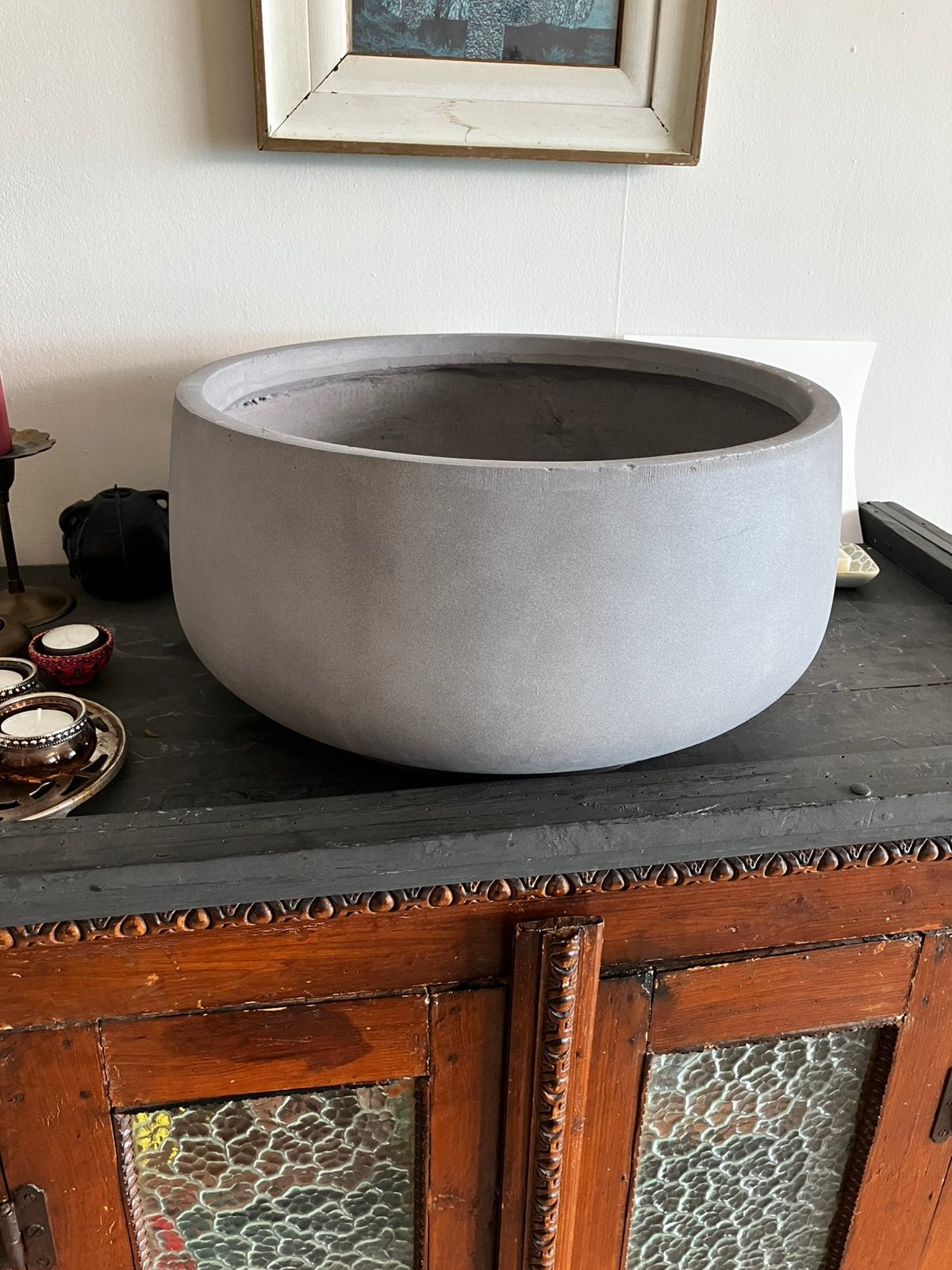 2 Plantenpotten buiten XL, ook apart te koop, Tuin en Terras, Bloempotten, Ophalen, Kunststof, Rond, Zo goed als nieuw