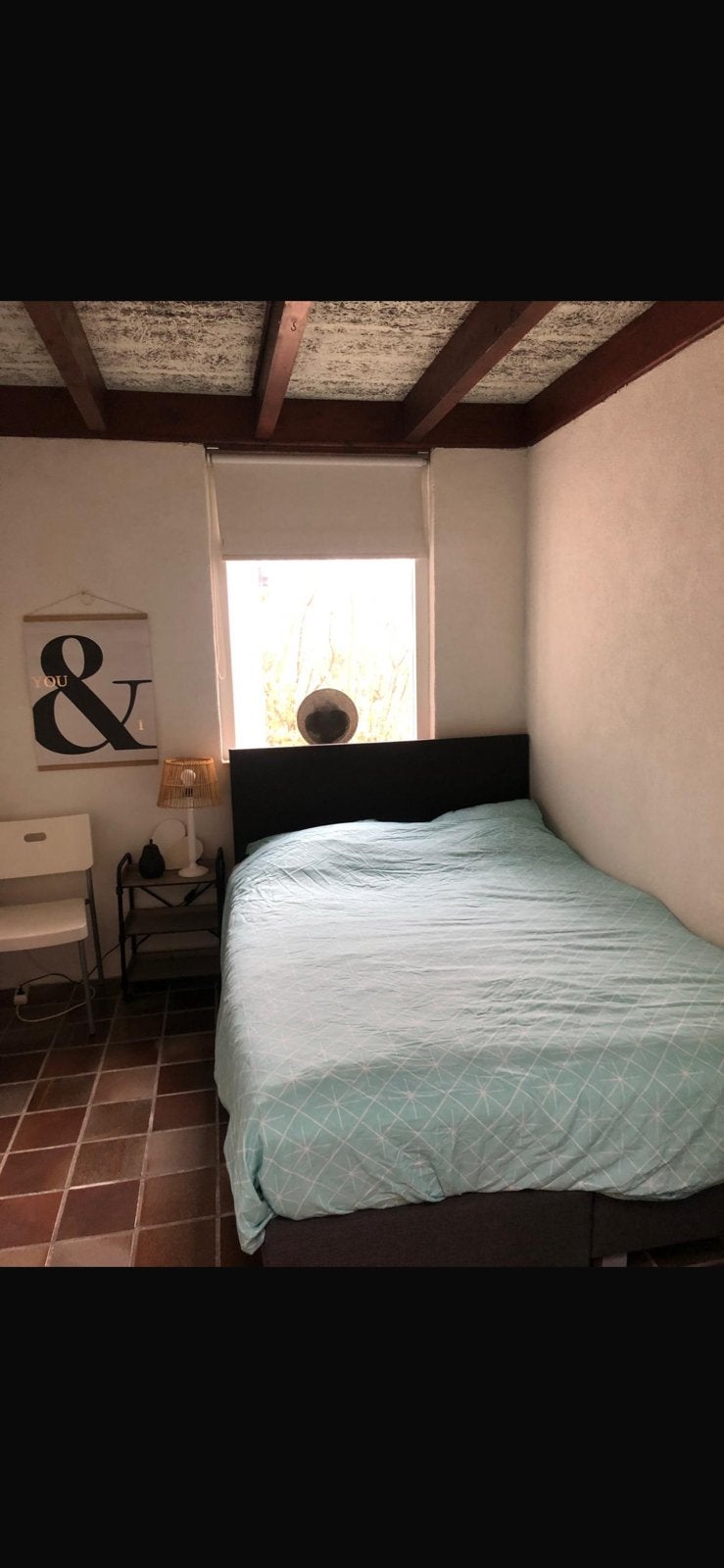 Bed 140/200, Ophalen, Wit, Tweepersoons, 140 cm