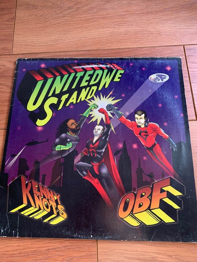 OBF x Kenny Knots - United We Stand (Reggae/Dub 12''), Gebruikt, Ophalen of Verzenden, Reggae en Ska, 12 inch