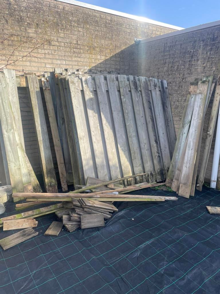 Gratis!, Tuin en Terras, Ophalen, Gebruikt, Minder dan 180 cm, Planken