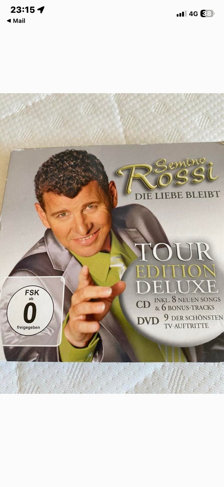 Semino Rossi - Die Liebe Bleibt Tour Edition Deluxe CD/DVD, Cd's en Dvd's, Ophalen of Verzenden, Gebruikt
