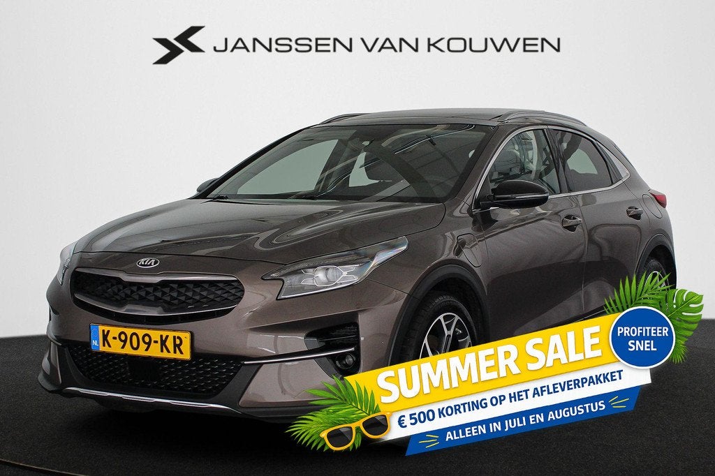 Kia XCeed 1.6 GDi PHEV ExecutiveLine SOH 100% Panoramadak Le, Auto's, Kia, XCeed, Gebruikt, Bruin, Bedrijf