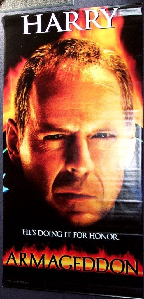 Armageddon (1998) - Bioscoop banners set van 3, Verzamelen, Ophalen, Gebruikt, A1 t/m A3, Film en Tv