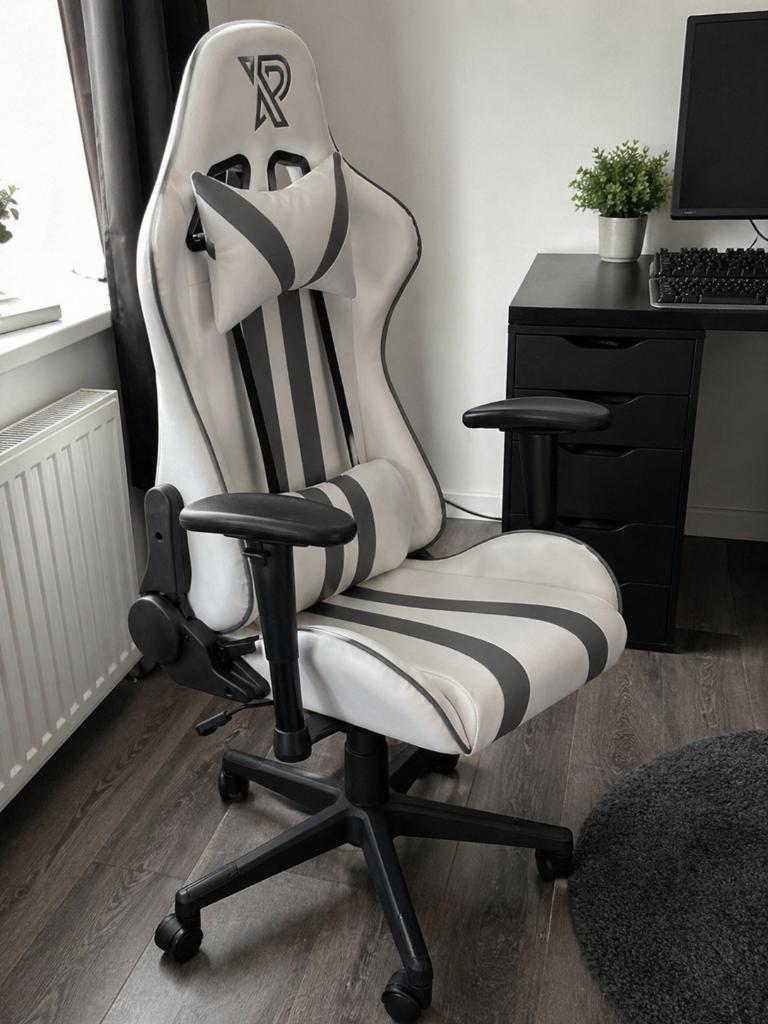 Nieuwe gaming stoel Ranqer Felix – ongebruikt – goedkoop, Ophalen, Wit, Nieuw, Gaming bureaustoel