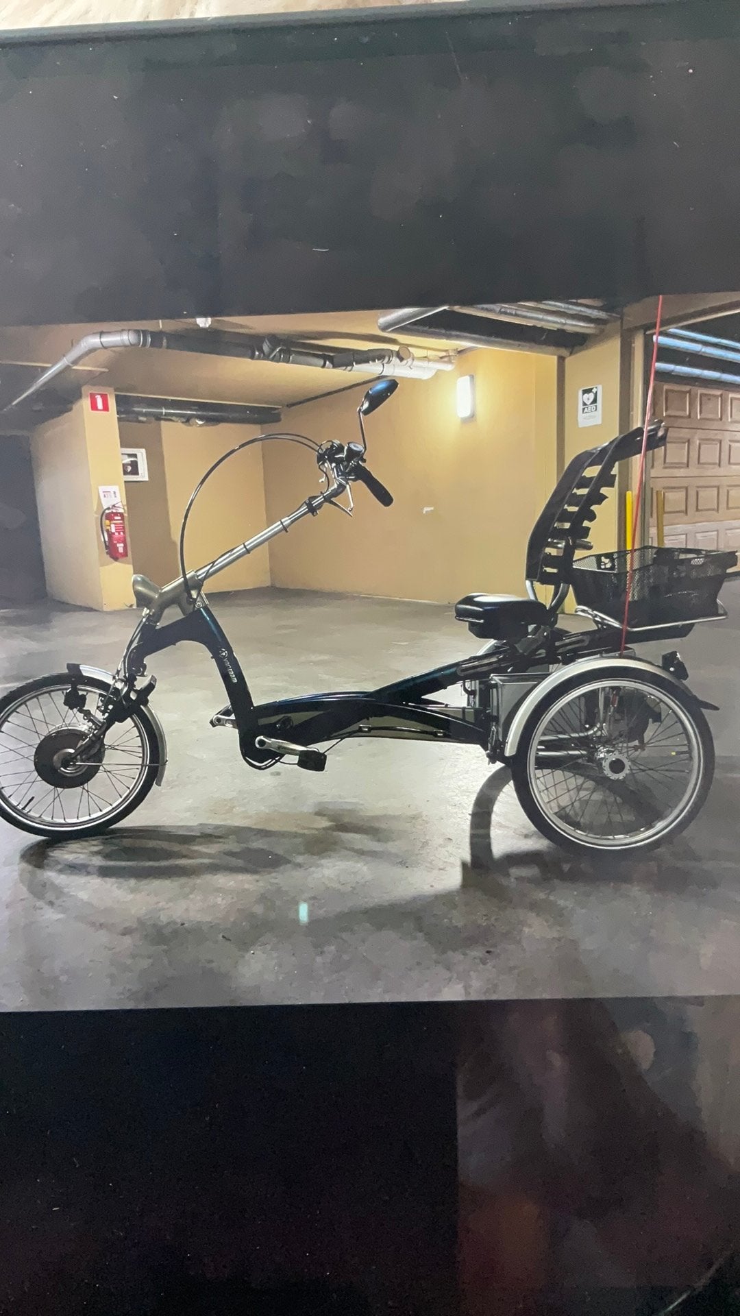 Driewielfiets van Raam elektrisch, Ophalen, Zo goed als nieuw, Trommelrem