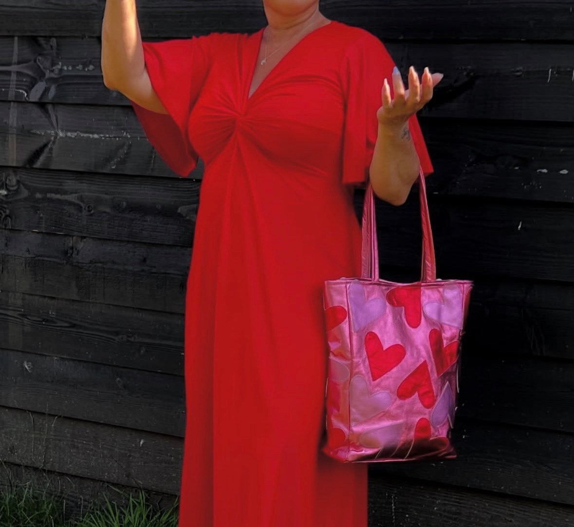 Prachtige Jurk Celina rood 48/50 nieuw, Kleding | Dames, Jurken, Maat 46/48 (XL) of groter, Nieuw, Ophalen of Verzenden, Rood