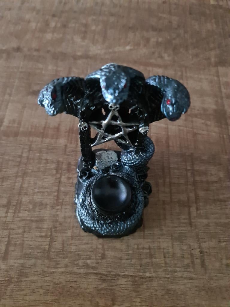 Cobra Edelsteen Bol Houder met Pentagram, Ophalen