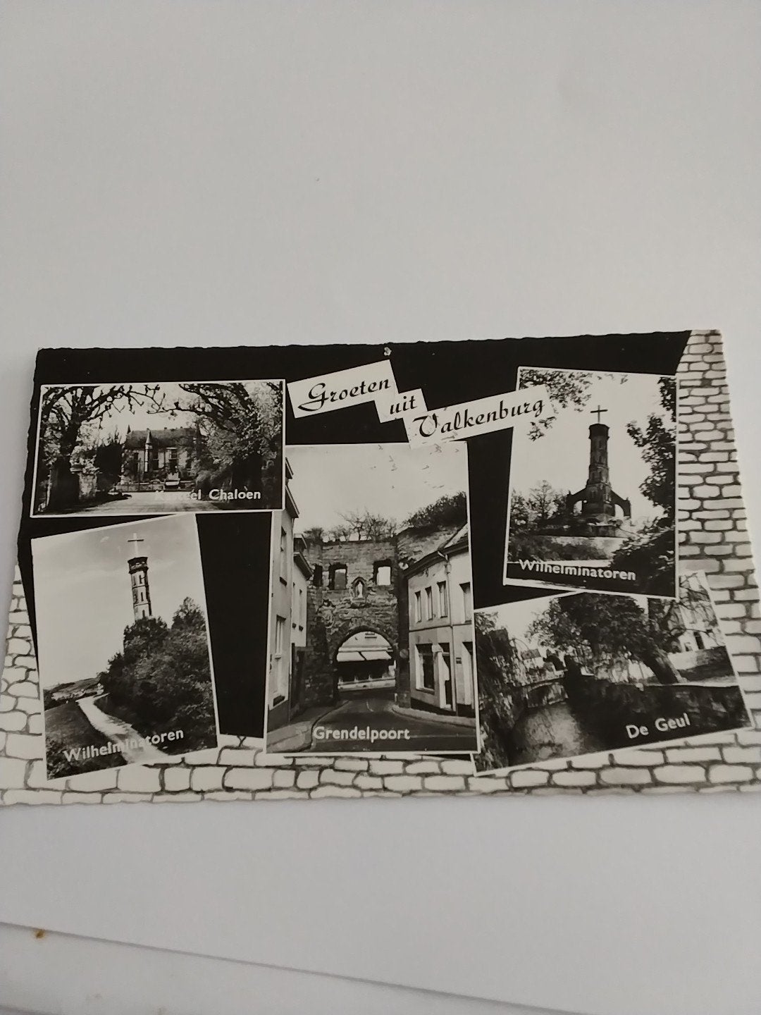 Oude ansichtkaart Valkenburg - Groeten uit Valkenburg, Ophalen of Verzenden, 1960 tot 1980, Gelopen, Limburg