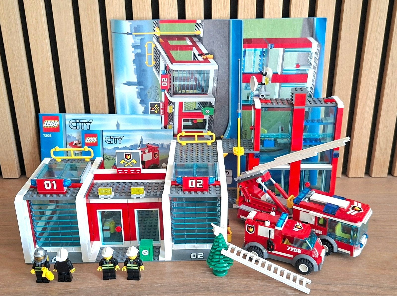 Lego City Brandweerkazerne / 7208, City, Lego, Ophalen of Verzenden, Complete set