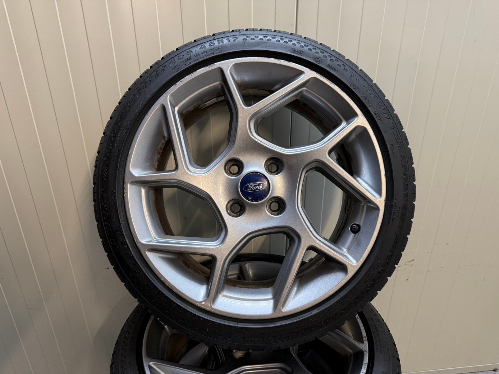 Ford Fiesta MK8 ST St-line 17 inch 4x108 winter TPMS, Auto-onderdelen, Ophalen, Gebruikt, Ford, Banden en Velgen