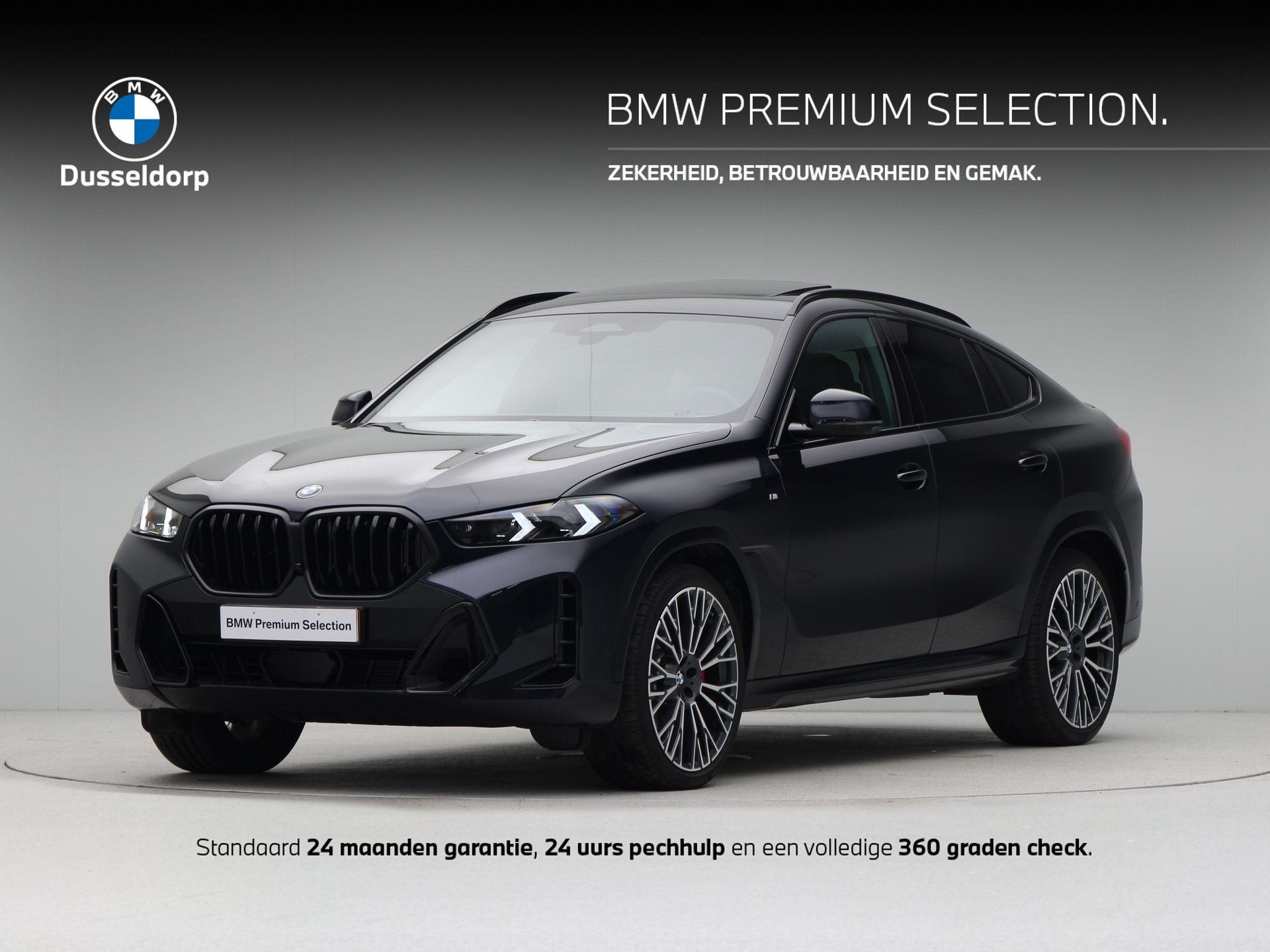 BMW X6 xDrive40i (bj 2025, automaat), Automaat, Euro 6, Met garantie (alle), Zwart