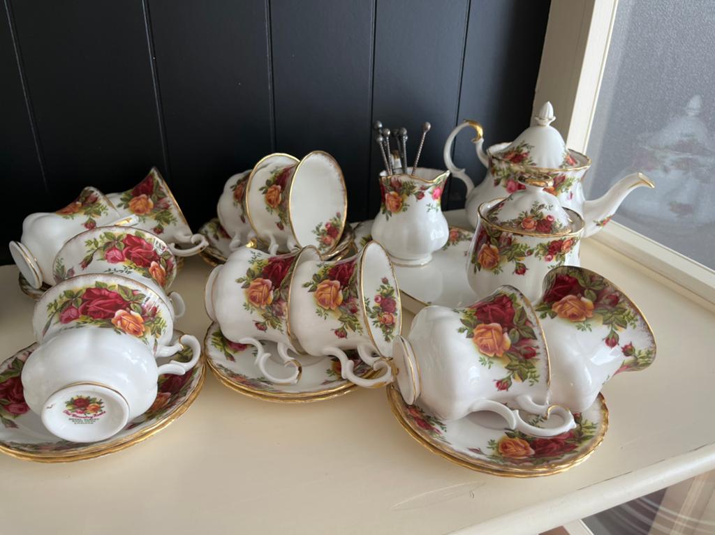 Royal Albert Old Country Roses Theeservies - 12 persoons, Ophalen