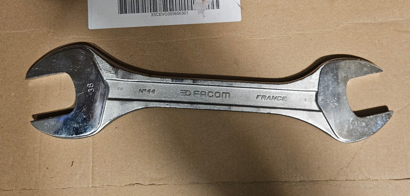 Facom No. 44 Dubbele Steeksleutel – Maat 36 x 38 mm, Ophalen of Verzenden, Zo goed als nieuw