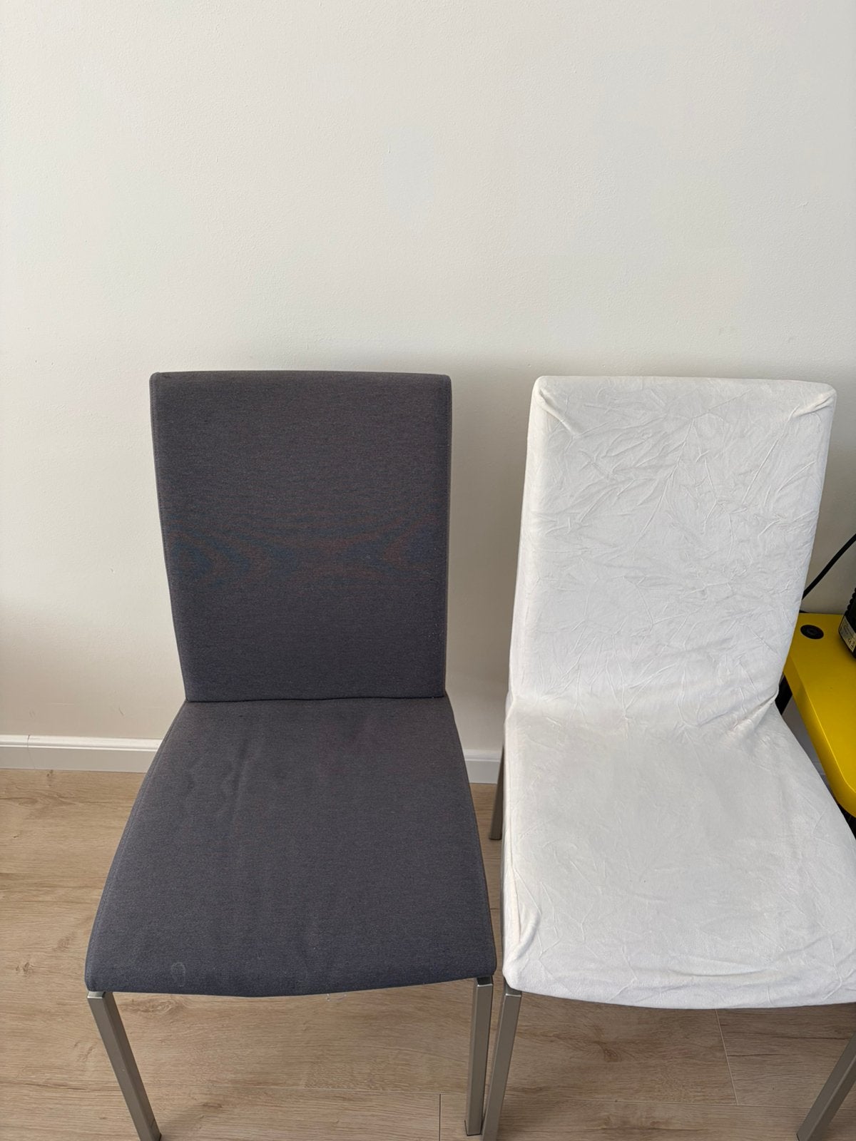 Stoelen , Grijs , 6 stuks Cadeau met witte etui, Ophalen