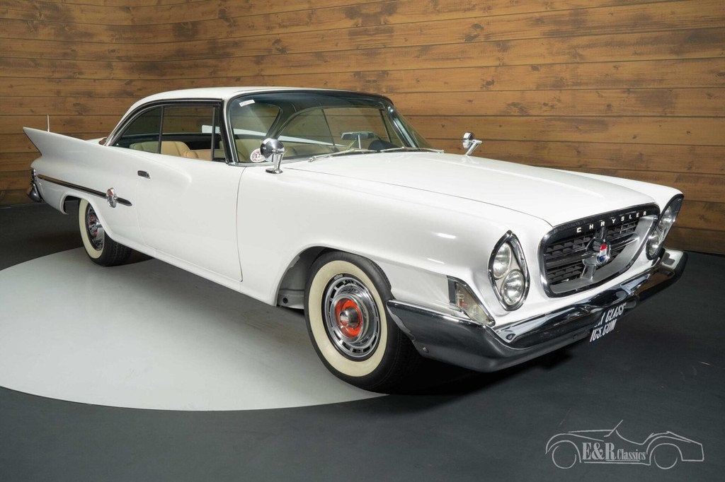 Chrysler 300 G Coupe | 1961, Auto's, Oldtimers, Automaat, Achterwielaandrijving, 4 stoelen, Wit