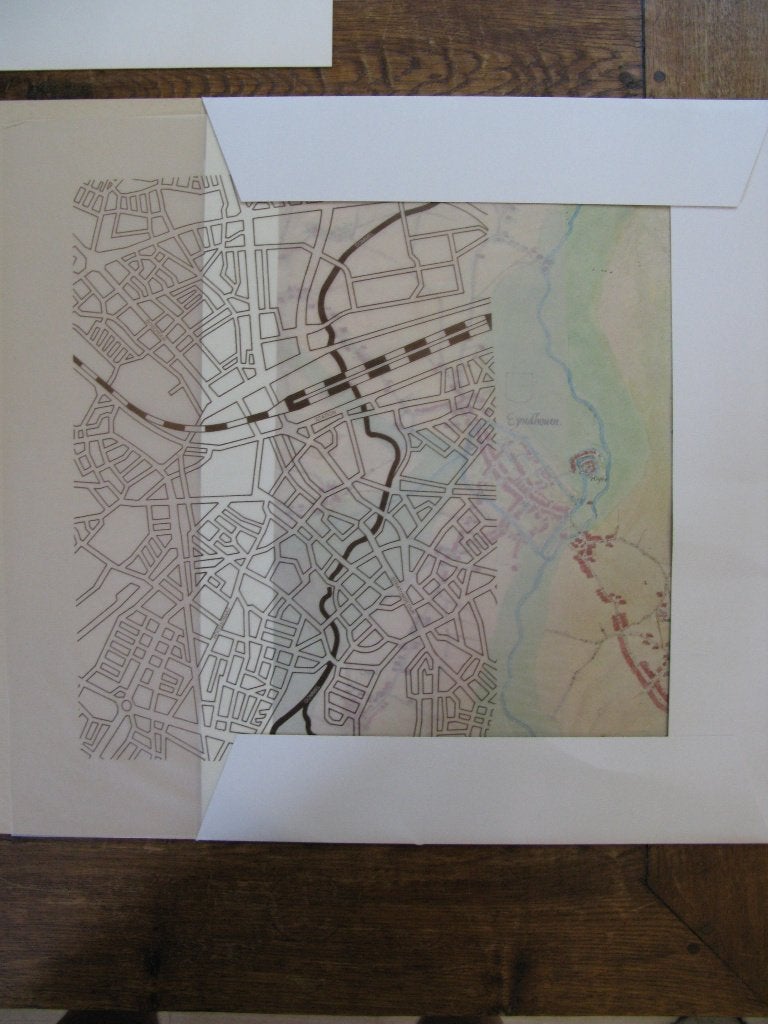 facsimile plattegrond Eindhoven Jacob van Deventer 1560/1982, Gelezen, Voor 1800, Ophalen of Verzenden, Landkaart