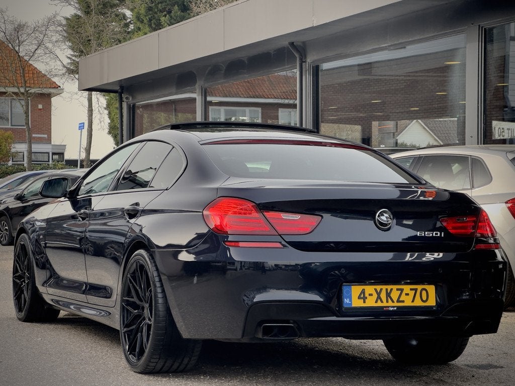 BMW 6 Serie Gran Coupé 650i V8 M-SPORT COMPETITION 540PK PA, Auto's, BMW, Automaat, Achterwielaandrijving, 4395 cc, Zwart