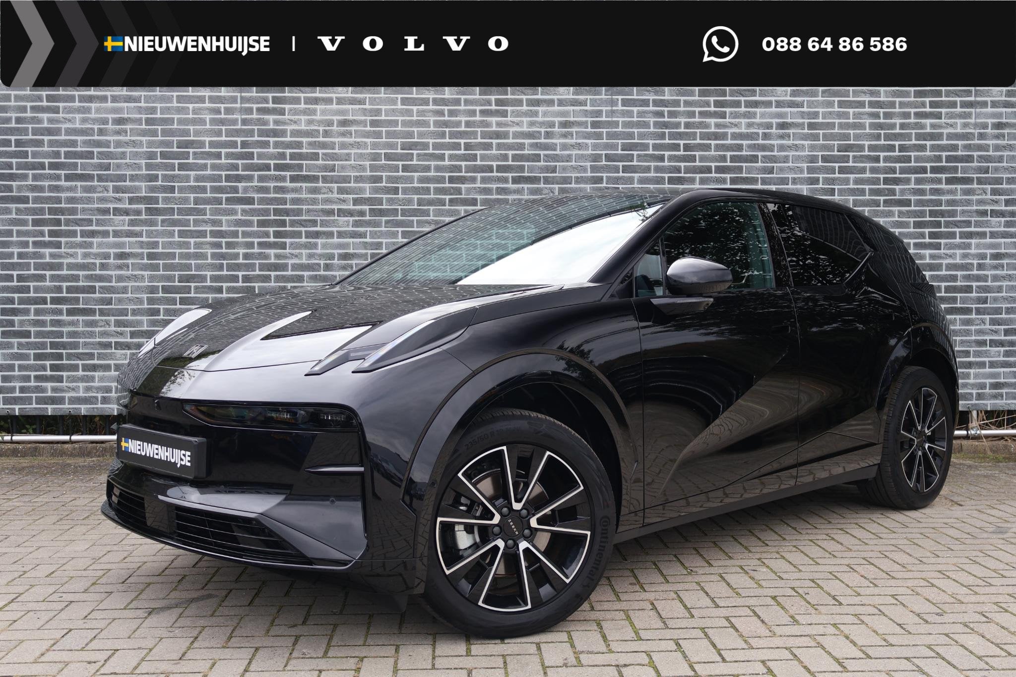 ZEEKR X RWD Long Range 69 kWh | Warmtepomp | Trekhaak | Pano, Auto's, Gebruikt, Zwart, Automatische klimaatregeling, Zwart