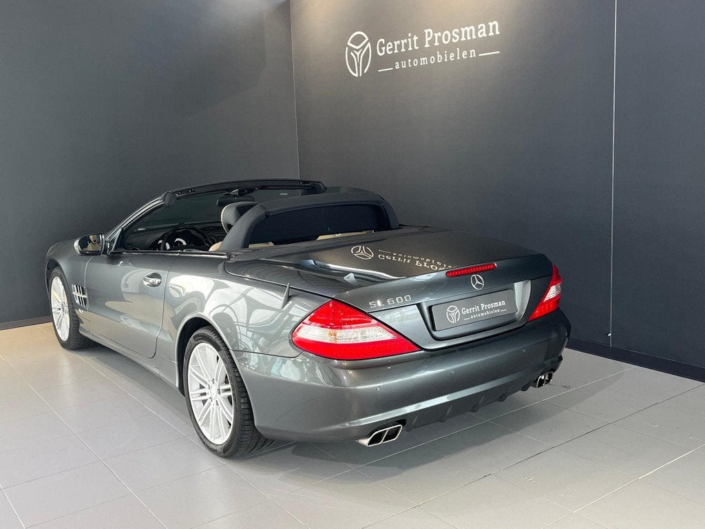 Mercedes-Benz SL-klasse 600 V12 Bi-Turbo | 43.852 km | Uniek, Auto's, Mercedes-Benz, Automaat, Achterwielaandrijving, Gebruikt