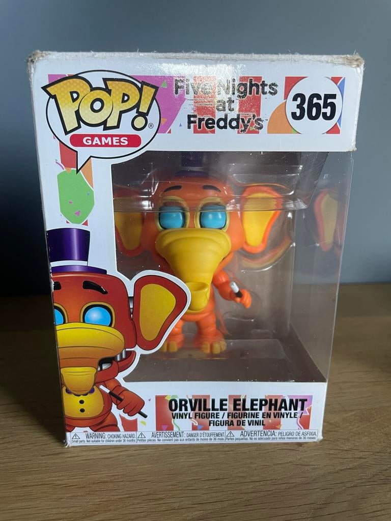 Funko Pop Orville Elephant FNaF - Five Nights at Freddy's, Verzamelen, Ophalen of Verzenden, Zo goed als nieuw
