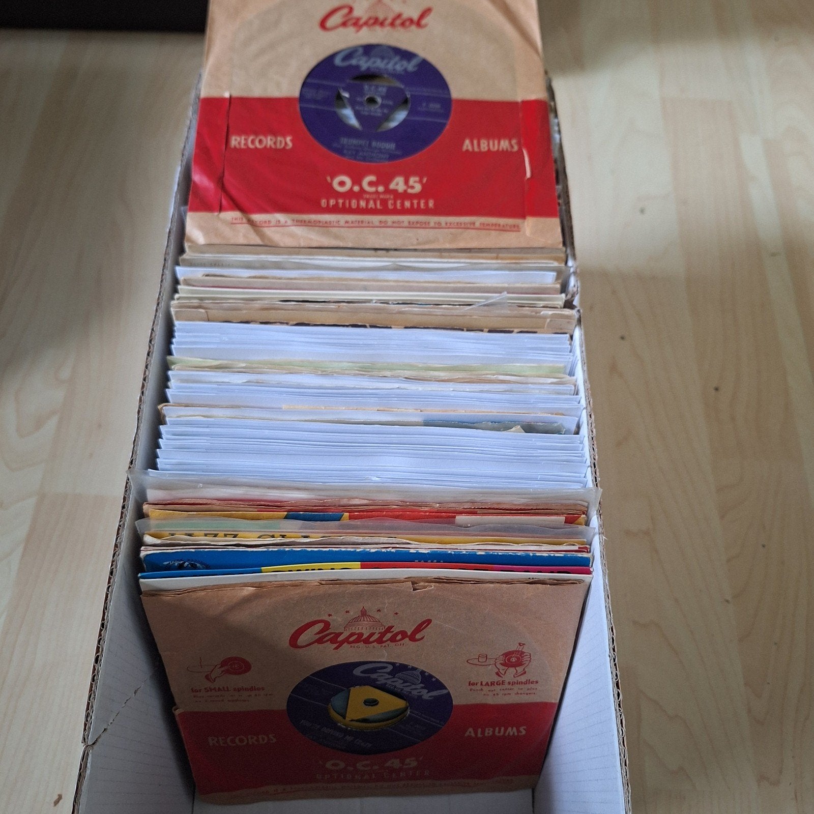 Ruim 120 Rock & Roll en Jazz EP's 45 toeren singles 50's, Gebruikt, Overige genres, 7 inch, Import