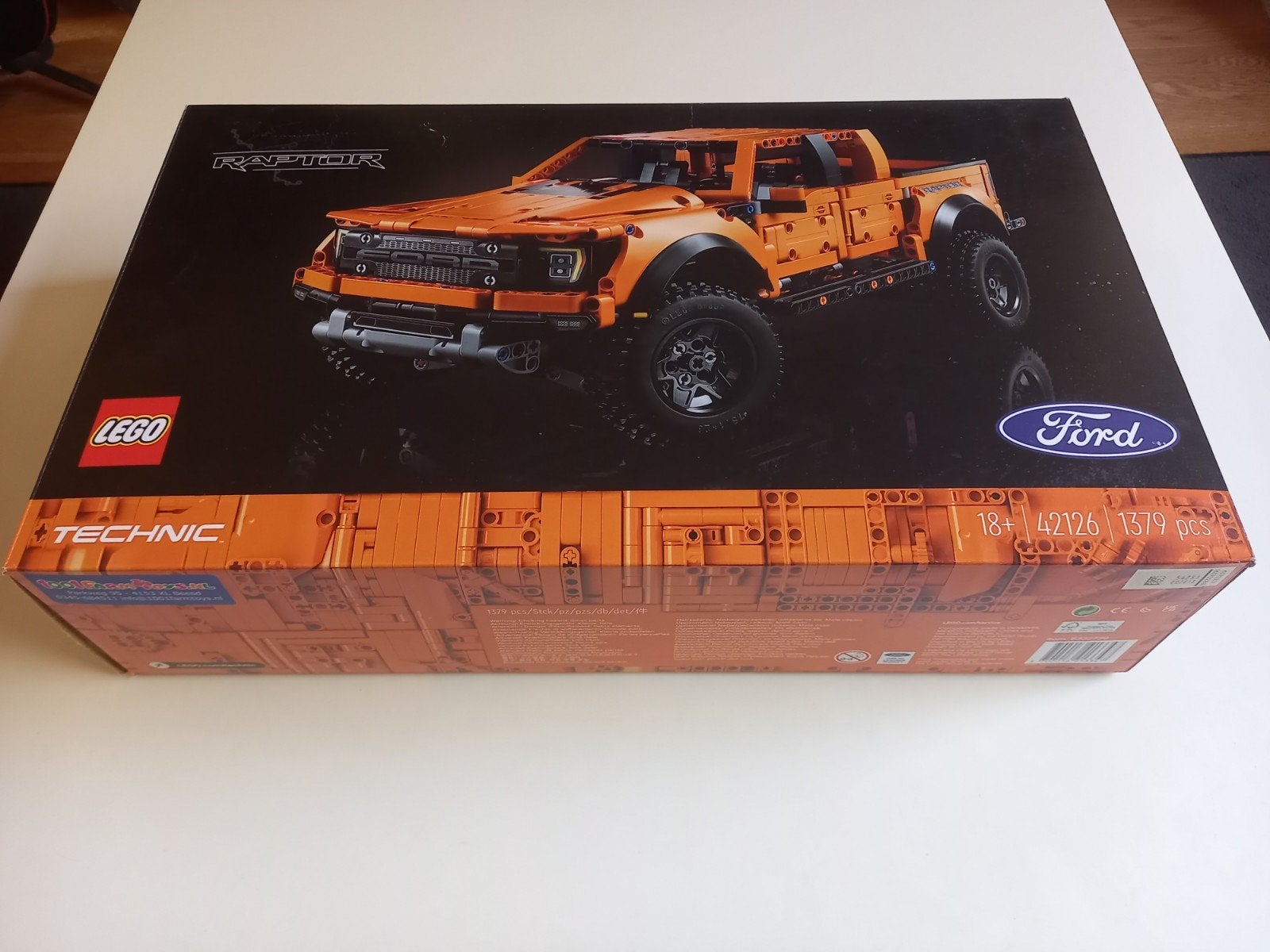 Lego Technic 42126 Ford F-150 Raptor, Kinderen en Baby's, Inclusief instructies, Lego, Ophalen of Verzenden, Zo goed als nieuw