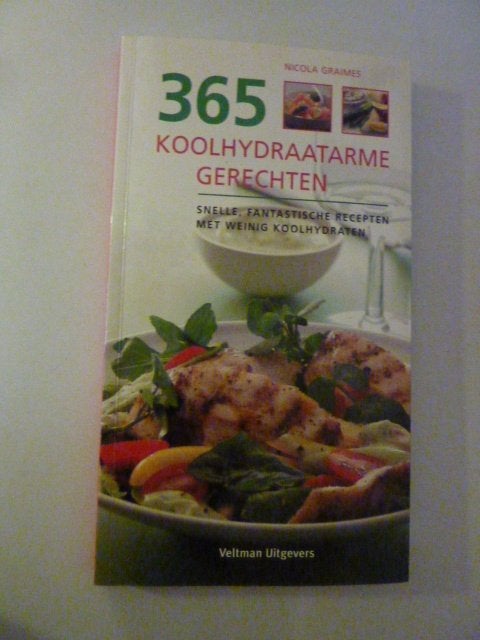 N. Graimes - 365 Koolhydraatarme gerechten, Boeken, Verzenden, Zo goed als nieuw