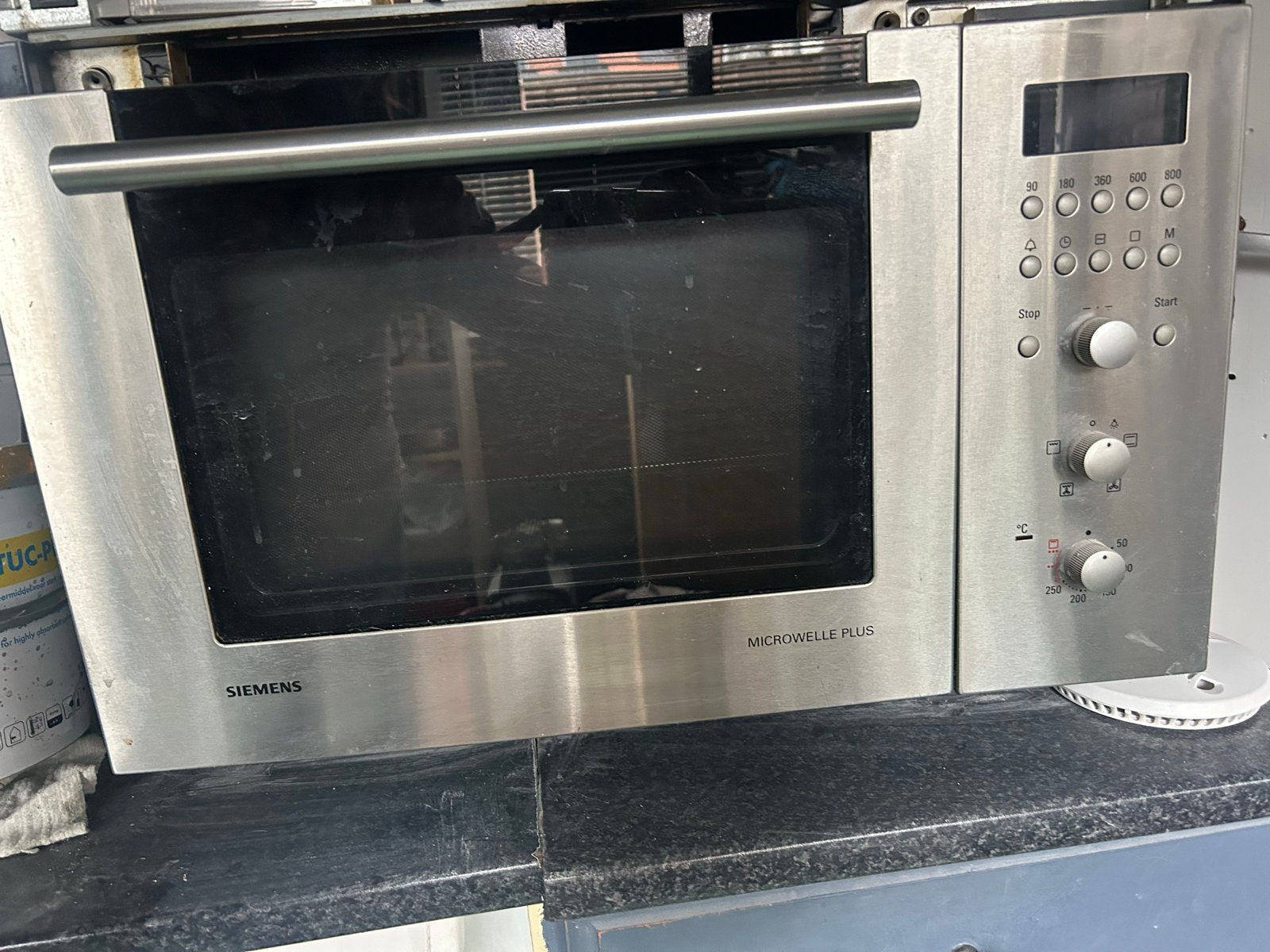 Siemens HF85950NL Inbouw Combimagnetron - Microwelle Plus, Ophalen, Combimagnetron, Gebruikt, 60 cm of meer