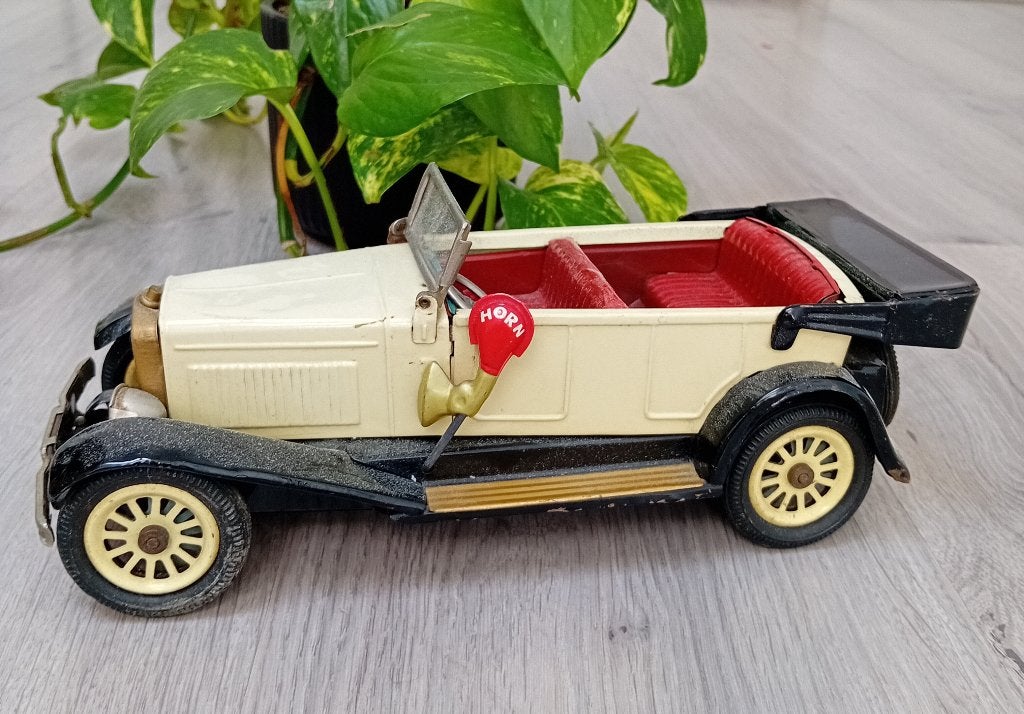 Mid Century Japanese Tin Litho Friction Touring Car replica, Ophalen of Verzenden