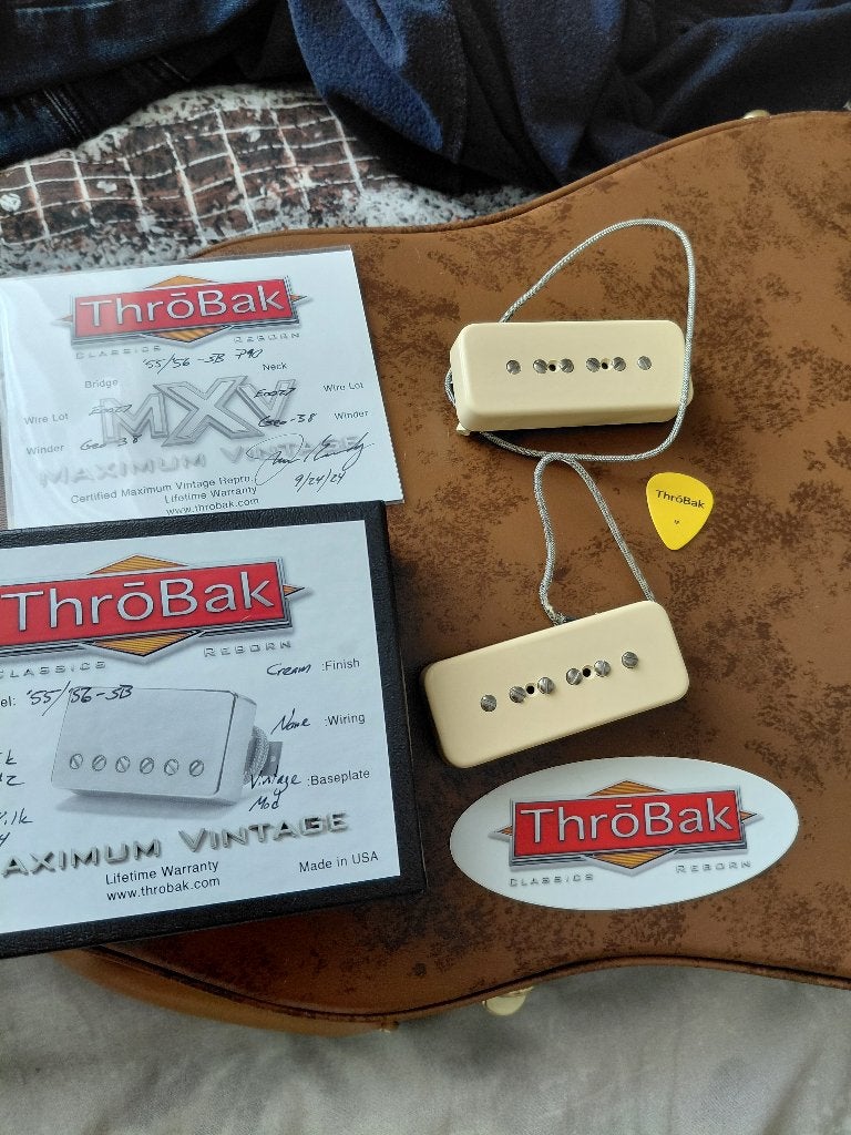Throbak '55/56 Sb p90 elementen, Ophalen, Zo goed als nieuw, Elektrische gitaar