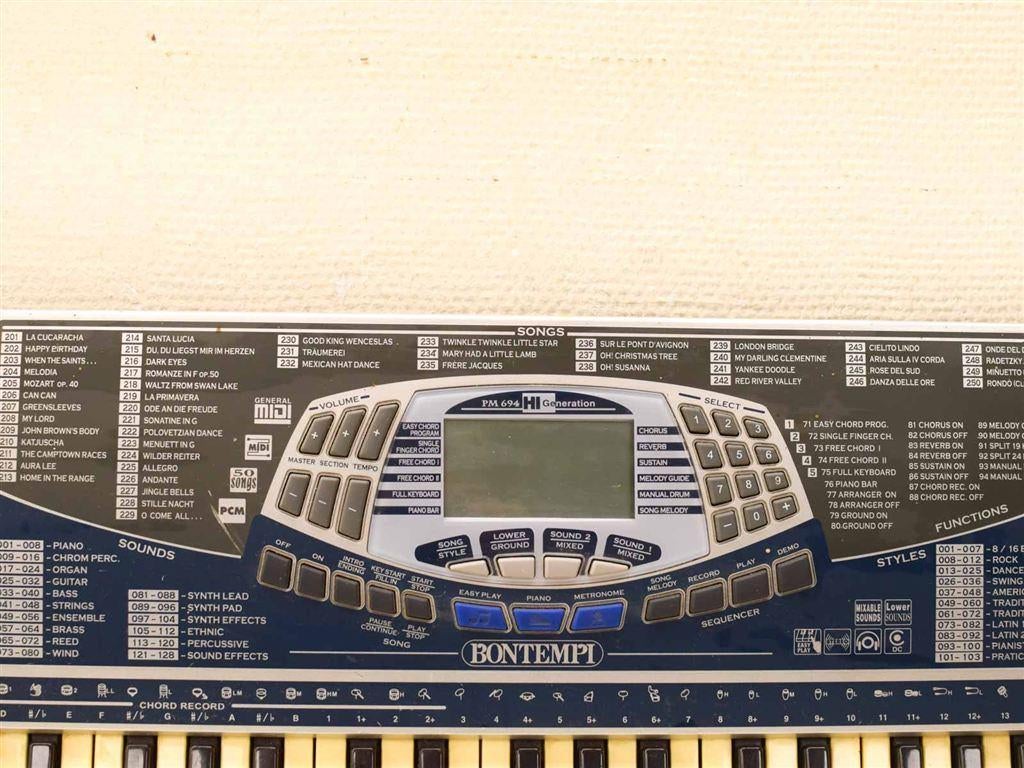 Bontempi Keyboard 51318, Ophalen of Verzenden, Gebruikt, 61 toetsen, Overige merken
