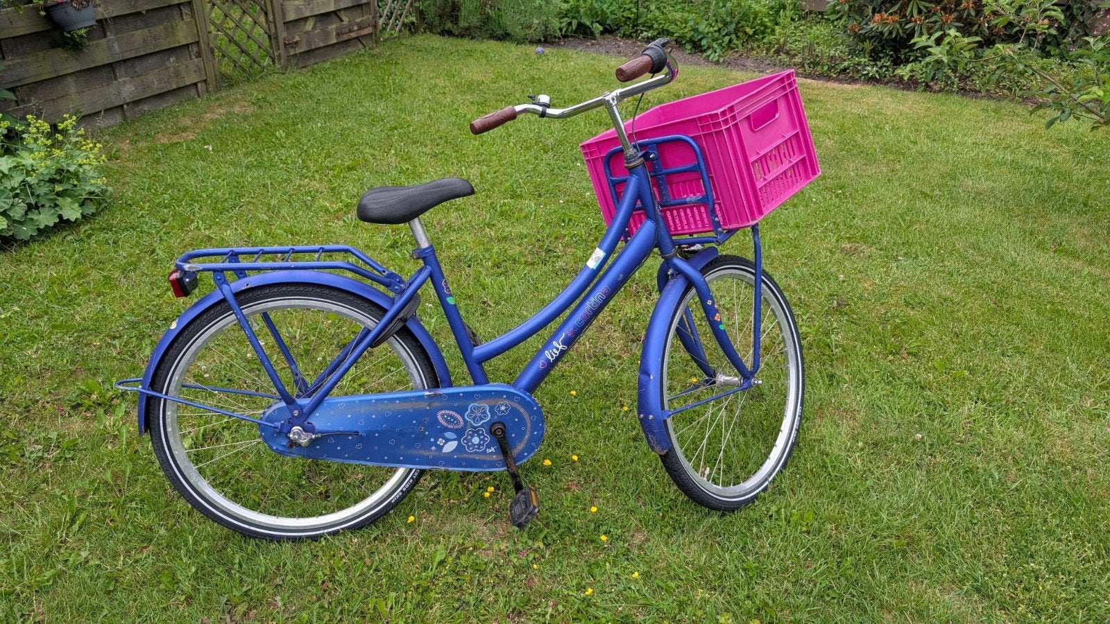 Leuke blauwe meidenfiets., Ophalen, Gebruikt, Overige merken, Versnellingen