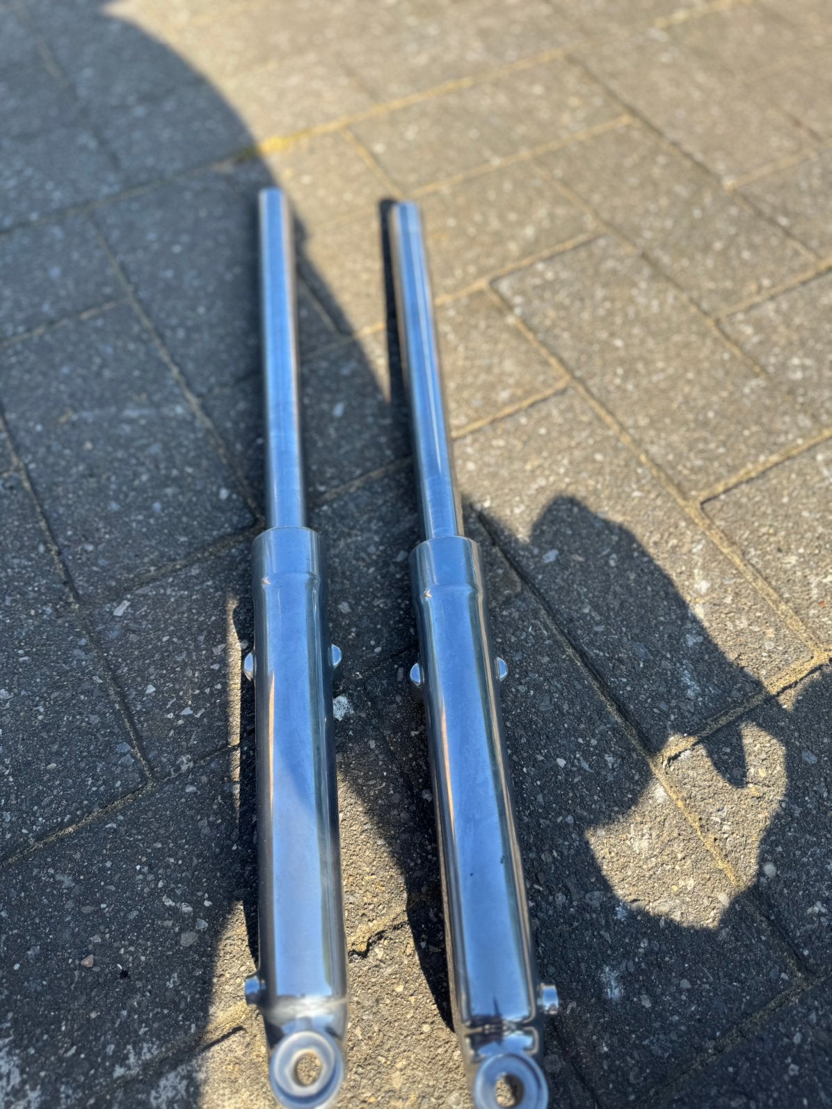Verchroomde voorvork honda cd50 /ss50 m, Ophalen, Zo goed als nieuw, Frame, Overige merken