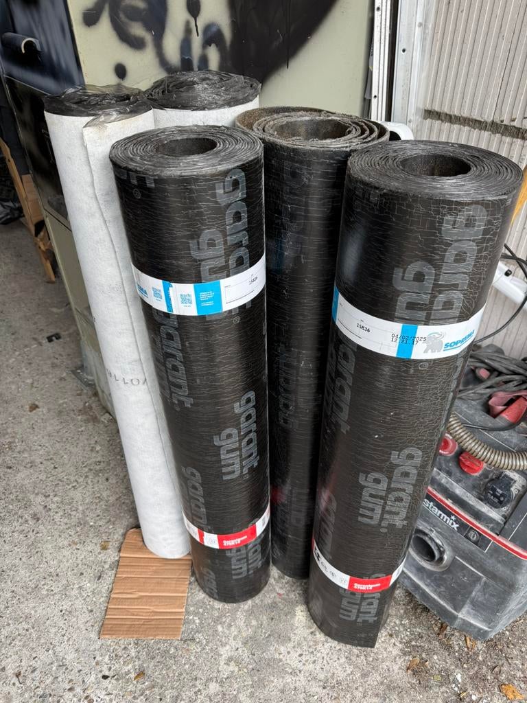 Dakbedekking, Ophalen, Overige materialen, Zwart, Nieuw