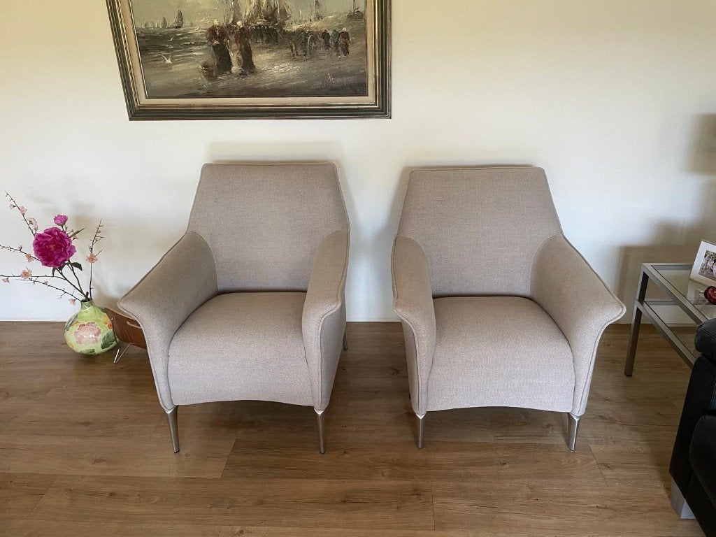 Leolux Mayuro stoelen, Ophalen, Twee, Zo goed als nieuw, Stof