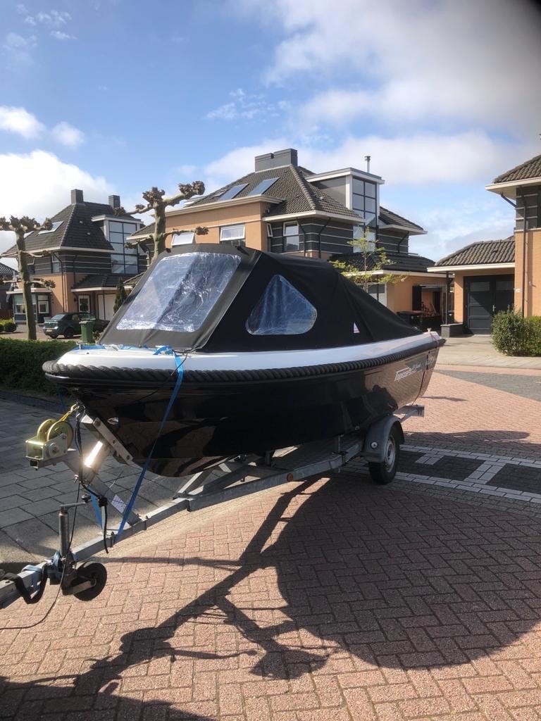 Topcraft 484 Grande met Honda 30 pk buitenboordmotor, Ophalen, Zo goed als nieuw, Minder dan 70 pk, Topcraft