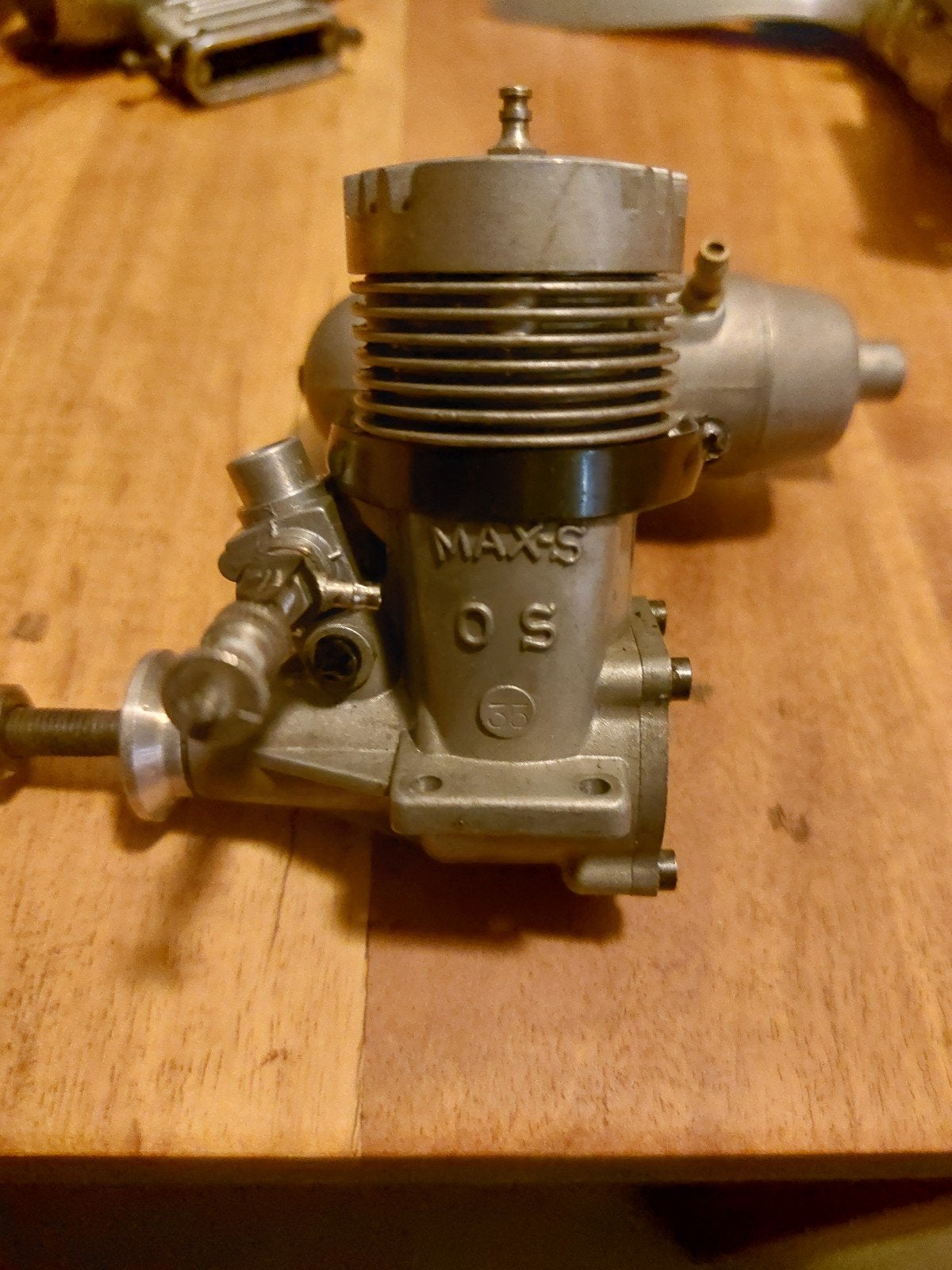 Vliegtuigmotor O.S. 35 5.83cc uit 1963 - Gereviseerd, Ophalen of Verzenden, Zo goed als nieuw, Nitro