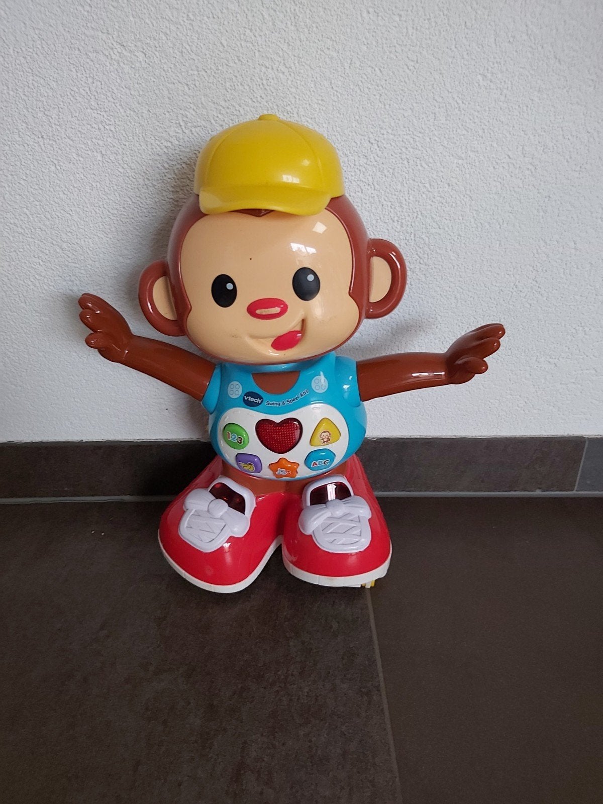 VTech Swing & Swirl Aapje - Interactief Speelgoed, Ophalen, Zo goed als nieuw, 6 maanden tot 2 jaar