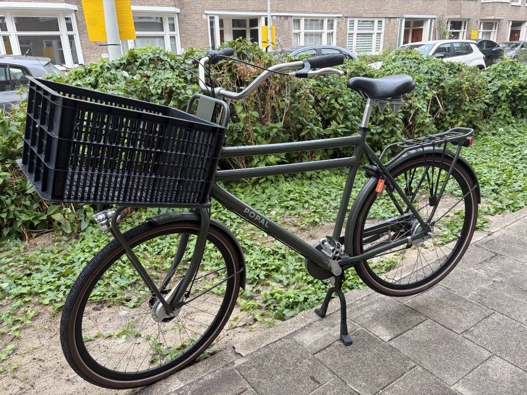 Popal Prestige N7 - 61 centimeter - Leger Groen, Versnellingen, Zo goed als nieuw, 57 tot 61 cm, Schijfrem