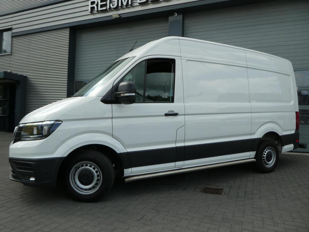 Volkswagen Crafter 35 2.0 TDI L3H3 (L2H2) Airco, Camera, Tre, Auto's, Bestelauto's, Stof, Gebruikt, 4 cilinders, Volkswagen