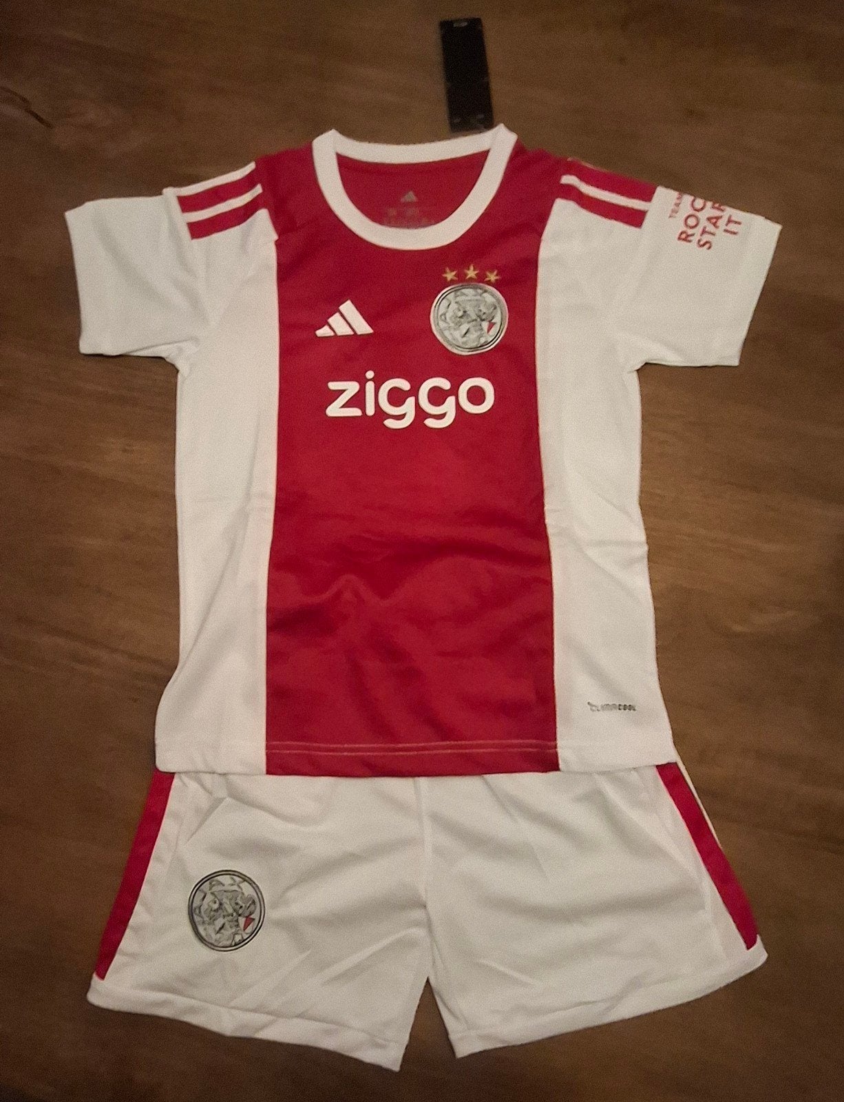 Nieuw Ajax thuistenue 2026/2027 - kindermaat 128, Maat XS of kleiner, Ophalen of Verzenden, Nieuw, Set