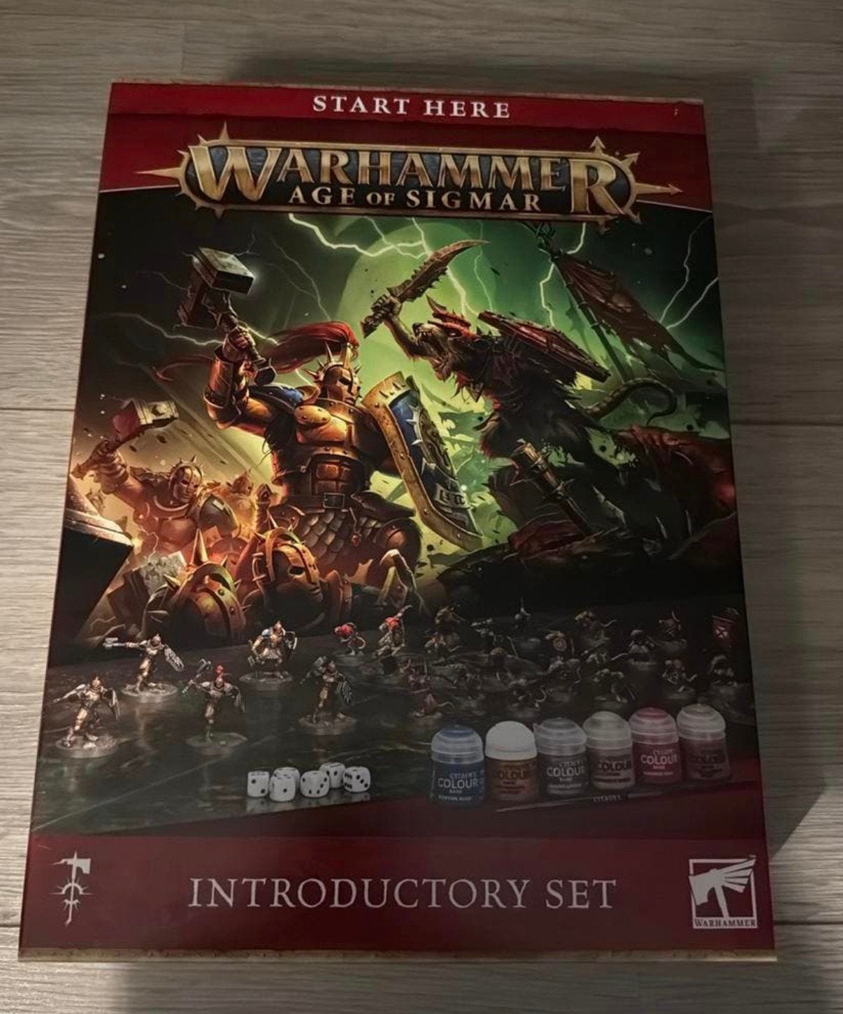 Warhammer Age Of Sigmar Introductory Set (nieuw), Ophalen of Verzenden, Zo goed als nieuw, Warhammer