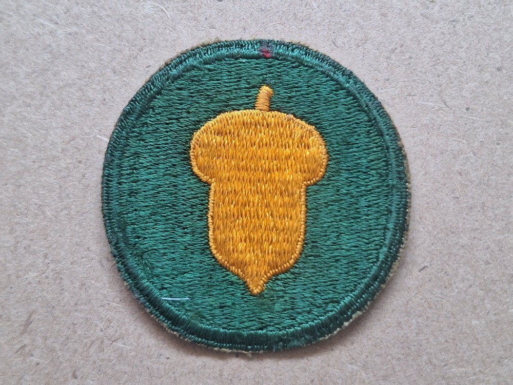 WWII US 87th Infantry Division patch, Verzenden, Amerika, Embleem of Badge