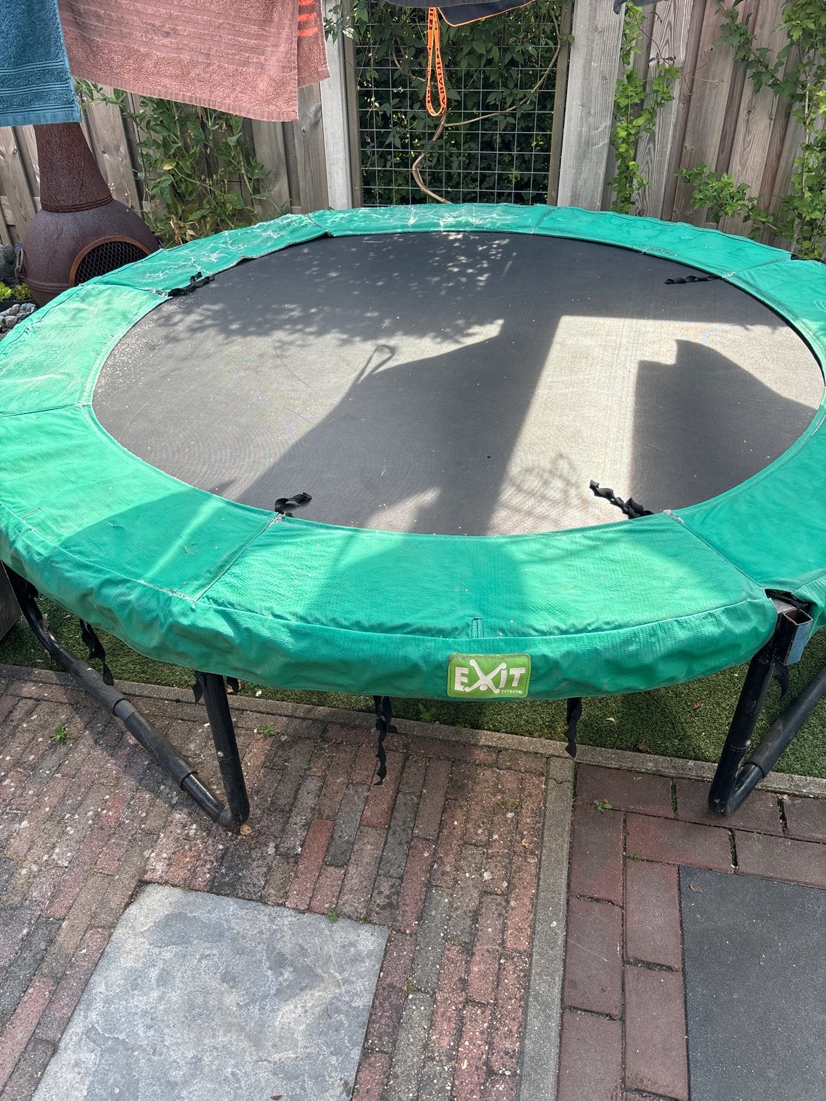 Trampoline Exit 2.50 rond, Ophalen, Gebruikt